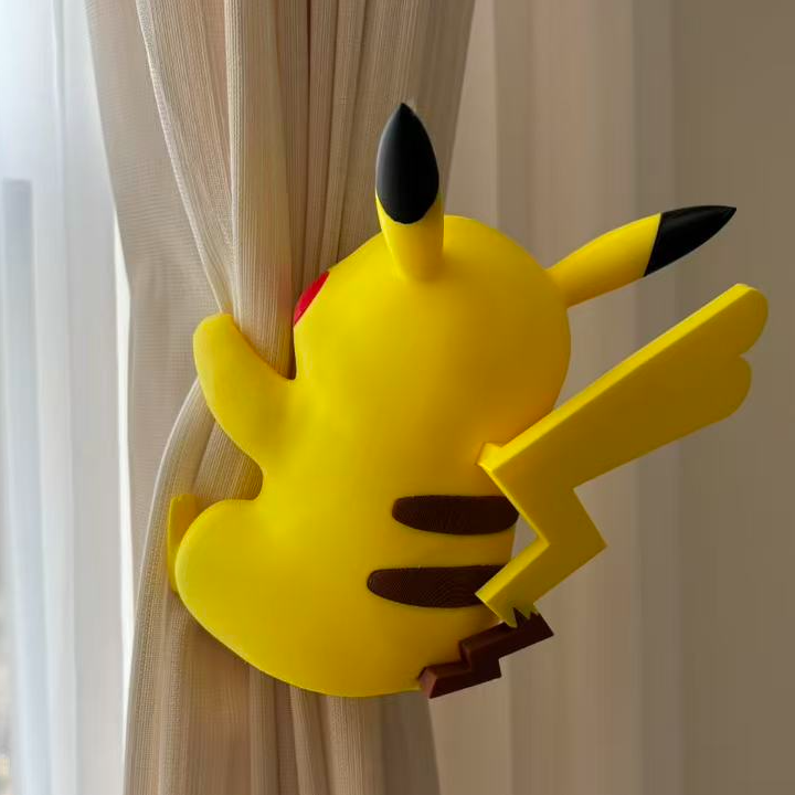 sujeta cortinas de pikachu