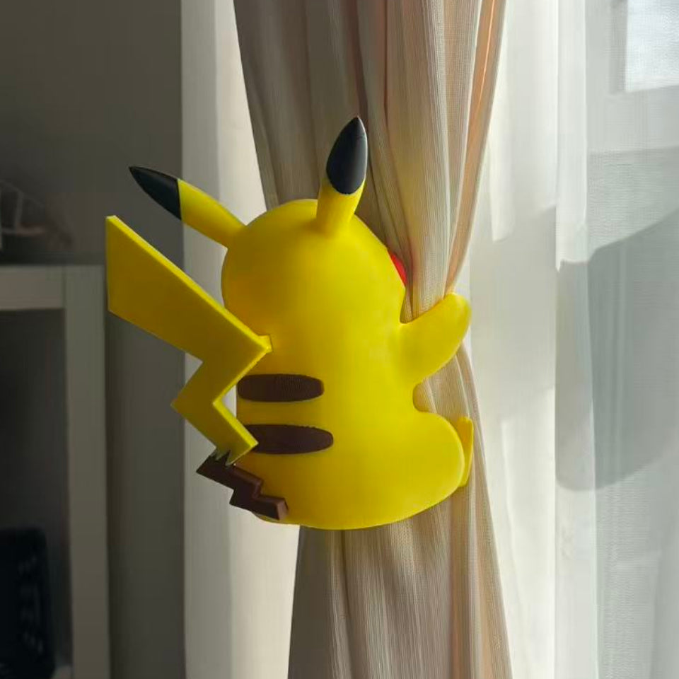 sujeta cortinas de pikachu