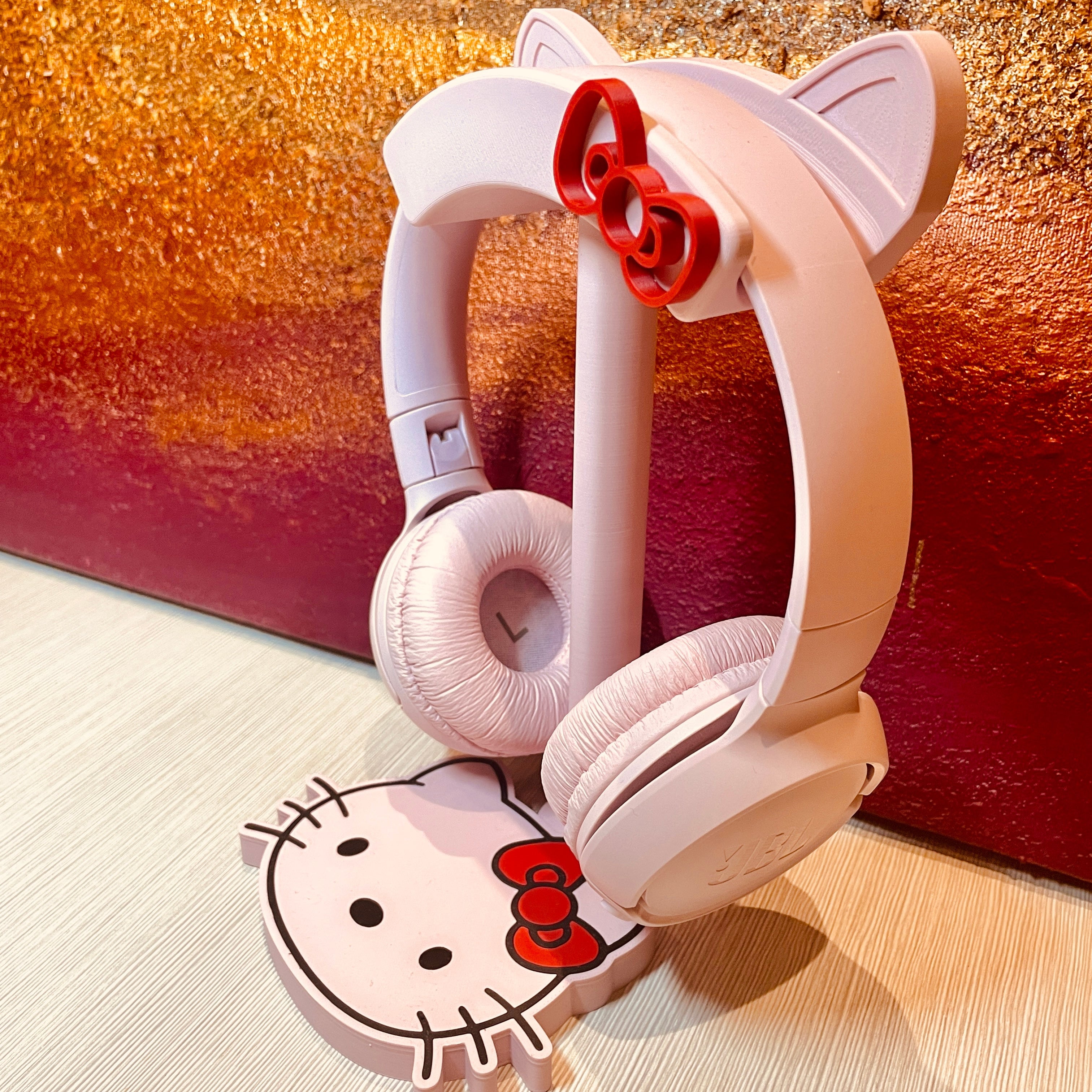 Soporte para audífonos Hello Kitty
