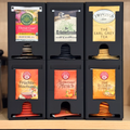 organizador de té, apilable. dispensador.