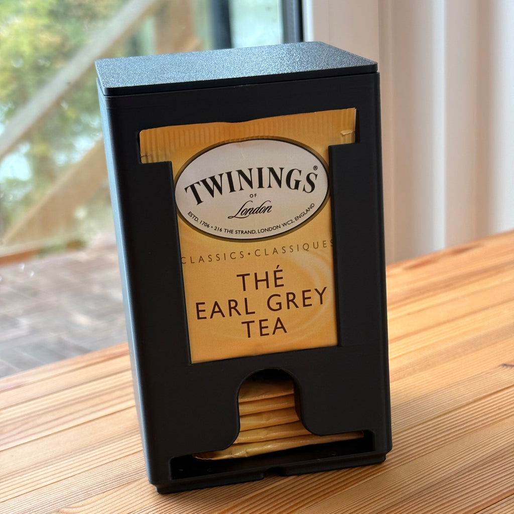 organizador de té, apilable. dispensador.