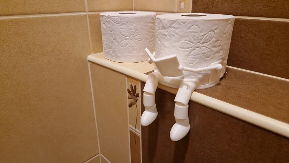 Soporte para papel higienico.