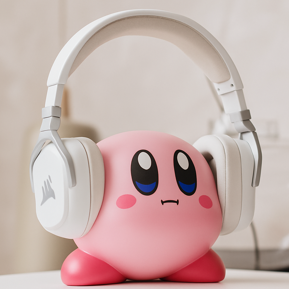 Soporte para auriculares de Kirby