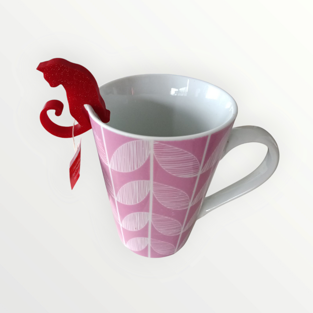 Sujeta-bolsitas de té Gato Porta-bolsitas de té MIAU
